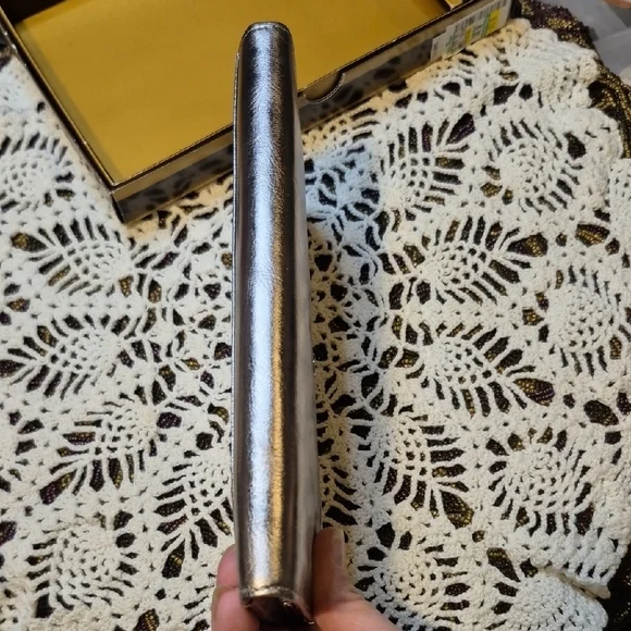 Franco Sarto Metallic Silver Wallet - Picture 6 of 12